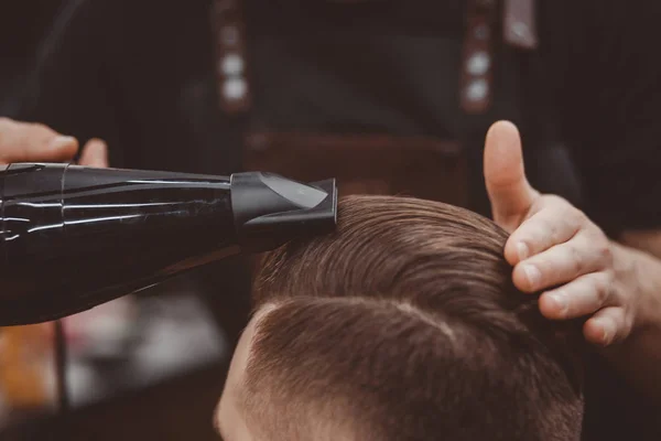 Achtergrond van kapsalon voor mannen, Kapper — Stockfoto