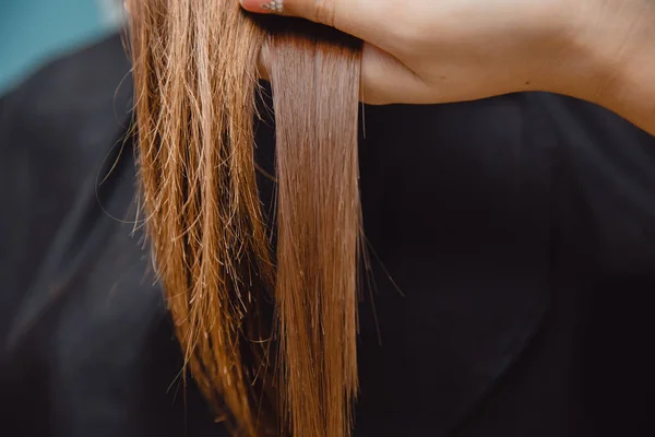 Keratine herstel haren en proteïne behandeling stapel met professional — Stockfoto