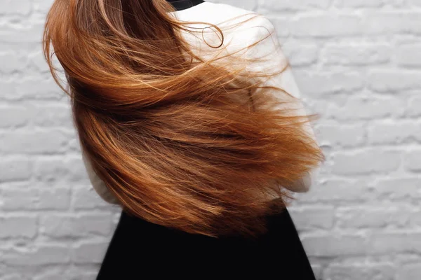 Doente, corte e cuidados com o cabelo saudável queratina . — Fotografia de Stock