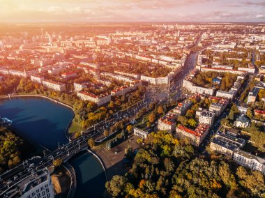 Minsk şehir Beyaz Rusya Panoraması