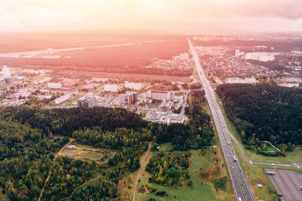 Panorama of Minsk city Belarus — Stock Photo, Image