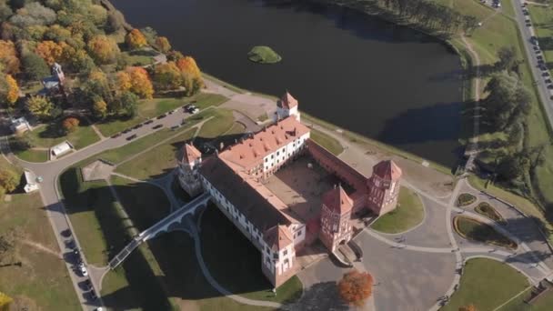 Castle Mir complex historical Belarus — Stock Video