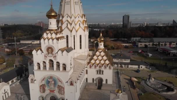 犠牲者のすべての聖者教会ミンスク、ベラルーシ メモリ — ストック動画