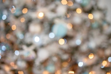 Bulanık Noel arka plan açık mavi