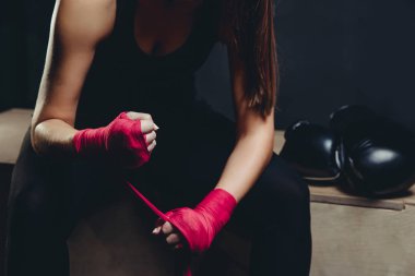 kız atlet boks Mma
