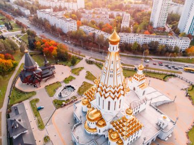 Kurbanları anısına Minsk, Belarus Azizler Kilisesi