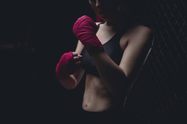 kız atlet boks Mma