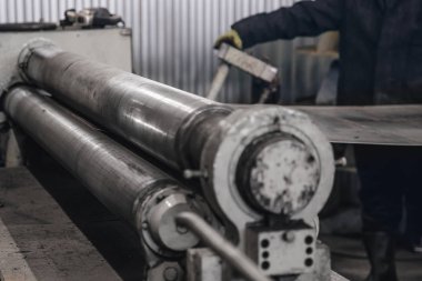 Sac-silindir bükme silindirleri, endüstriyel üretim demirkavramı