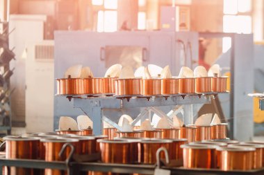 Bakır kablo üretimi, fabrikada bronz kablo.