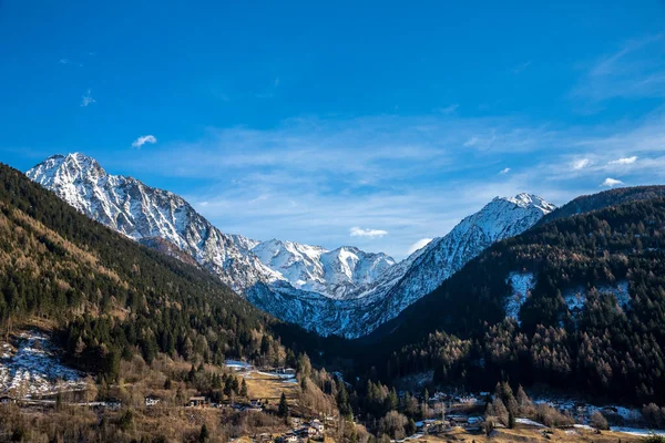 Sonbahar Dolomitleri panorama fotoğrafı, gün batımı Trentino Alto Adige dağ geçidi, İtalya — Stok fotoğraf