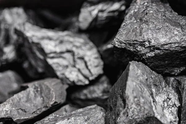 많은 양의 석탄이 매장되어 있다. 위에서 본 풍경 — 스톡 사진