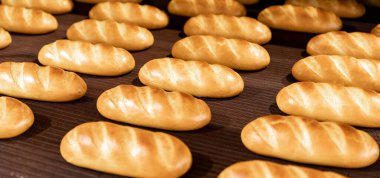 Otomatik üretim hattı fırını Taze sıcak ekmek