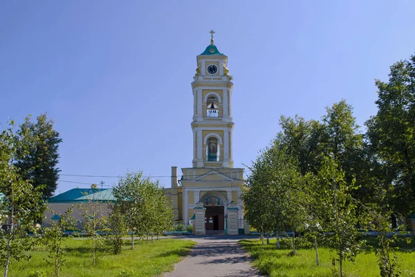 Klokkentoren Van Kerk Van Nicolaas Wonderdoener Stad Moose Dynamo Moskou — Stockfoto