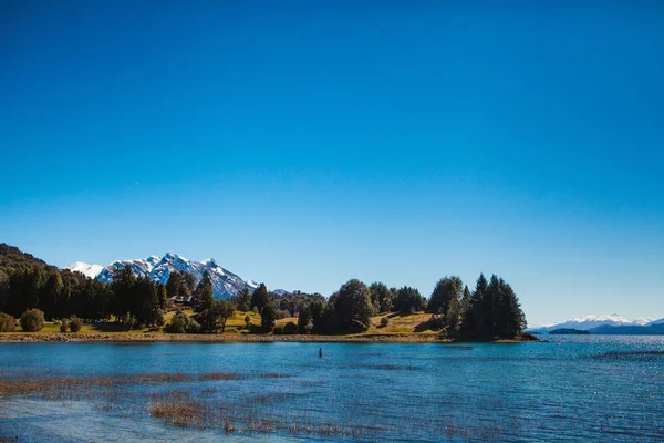 Bariloche Argentinië Lake Buiten Landschap Patagonië — Stockfoto