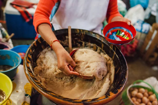 Chocolade Agua Van Oaxaca Mexico Mexicaanse Drankje Drank — Stockfoto