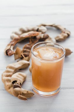 Tamarindo içki, demirhindi su. Meksika tatlı suyu