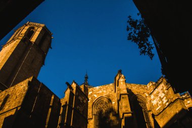 Gotik çeyrek Katalonya İspanya Barselona Katedrali