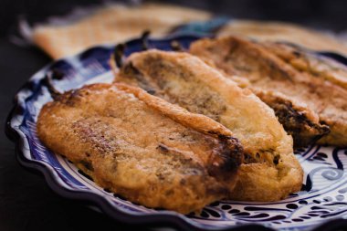 chipotles navidad Meksika beyaz peynir, Noel için geleneksel Meksika yemeği