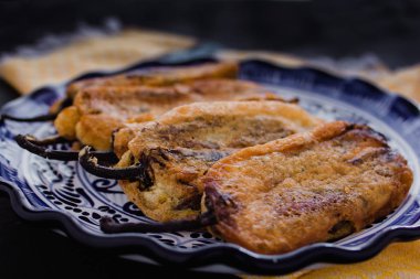 chipotles navidad Meksika beyaz peynir, Noel için geleneksel Meksika yemeği