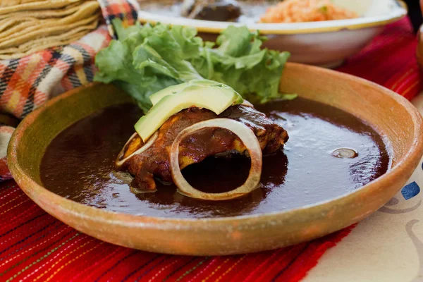 Adobo mexicano Mole, comida picante en México — Foto de Stock