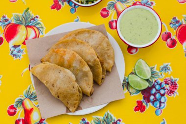 Tacos de canasta Mexico city geleneksel Meksika gıda