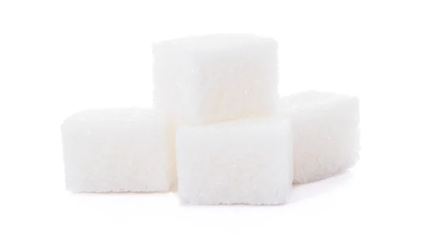 角砂糖は、白い背景で隔離のグループ — ストック写真