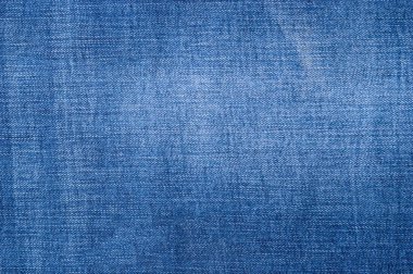 Closeup soyut doğal mavi jeans doku arka plan parçası