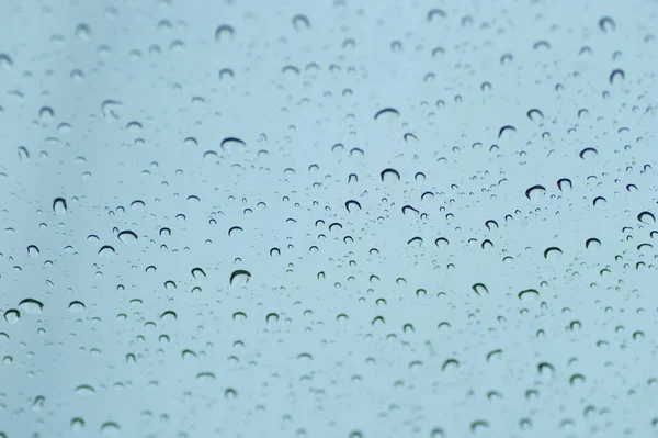 Water Drops Glass Surface — Stock Photo, Image