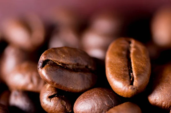 Kép Barna Pörkölt Kávébab Háttér — Stock Fotó