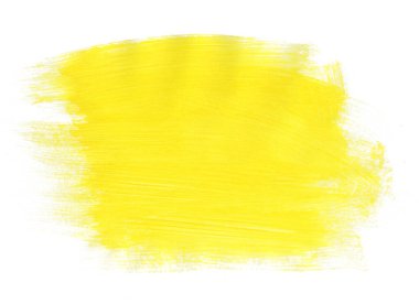 Soyut suluboya sarı boya fırça dokusu