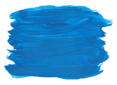 Mavi soyut suluboya boya fırça dokusu