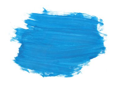 Mavi soyut suluboya boya fırça dokusu