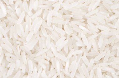 Pişmemiş beyaz pirinç dokusu arkaplanı