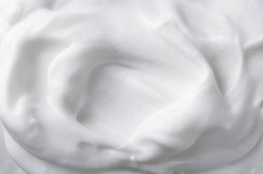 Kozmetik bakım kremi arka planının beyaz dokusu