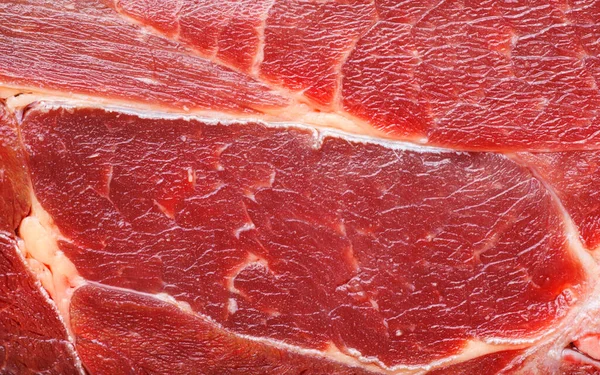 Červené Čerstvé Hovězí Pozadí Textury Potravin — Stock fotografie