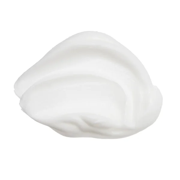 Beyaz arkaplanda izole edilmiş kozmetik temel kremi