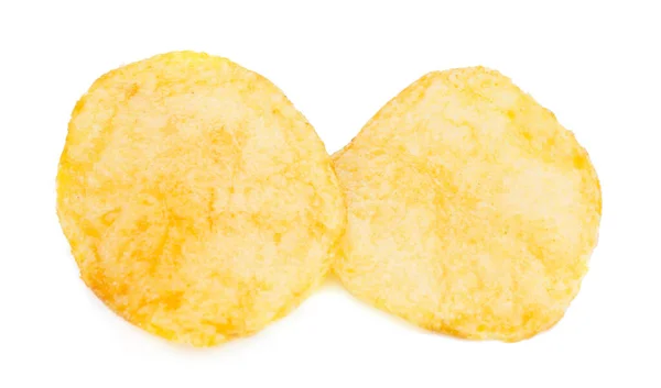 Patatas Fritas Aisladas Sobre Fondo Blanco — Foto de Stock