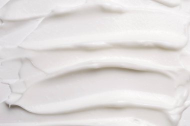Beyaz sıvı kozmetik. krem dokusu arkaplanı