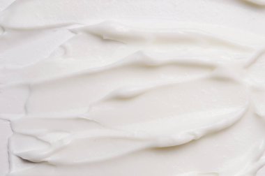 Beyaz sıvı kozmetik. krem dokusu arkaplanı