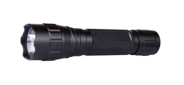 LED fener ışığı beyaz arkaplanda izole edildi