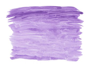 Soyut desen fırça arkaplan mor akvaryum suluboya beyaz arkaplan üzerine el boyası