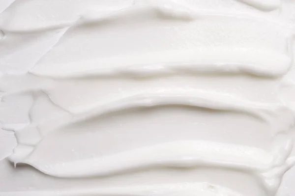 White Liquid Cosmetics Cream Texture Background — Stock Photo, Image