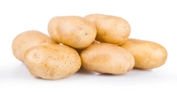 Нова Смачна Сира Картопля Ізольована Білому Тлі — стокове фото