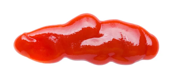 Sause Pomodoro Ketchup Rosso Isolato Sfondo Bianco — Foto Stock