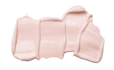 sıvı kremsi temel beyaz arkaplanda izole.