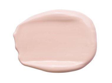 sıvı kremsi temel beyaz arkaplanda izole.