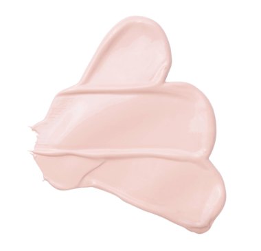 sıvı kremsi temel beyaz arkaplanda izole.