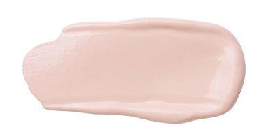 sıvı kremsi temel beyaz arkaplanda izole.