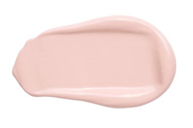 sıvı kremsi temel beyaz arkaplanda izole.