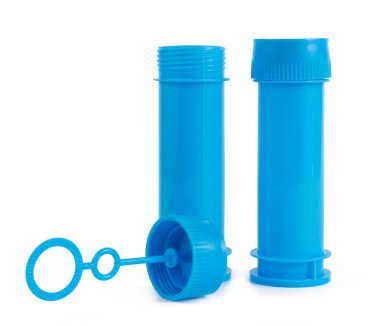 Beyaz arka planda izole edilmiş plastik sabun köpüğü şişesi.